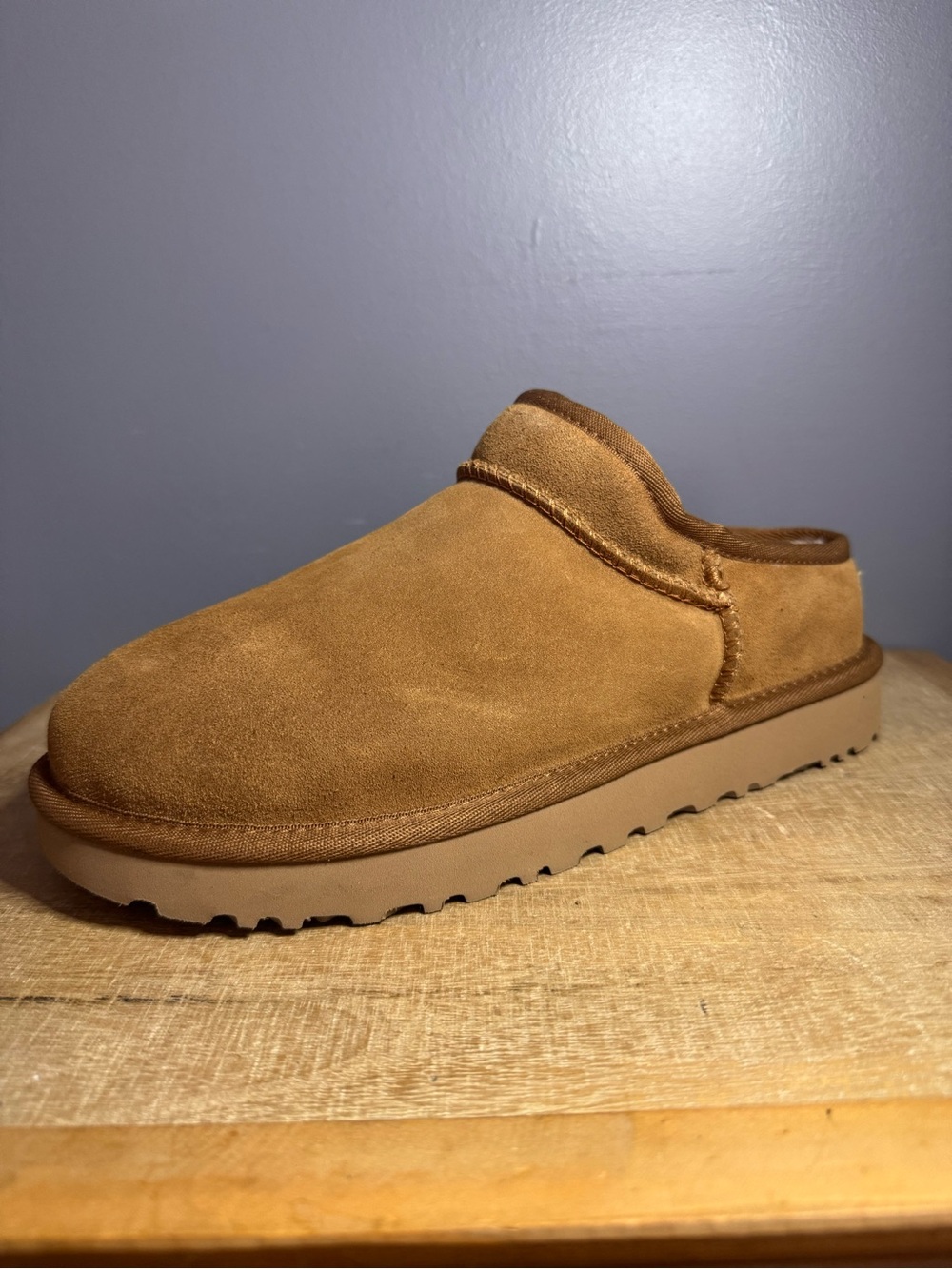 UGG Chestnut Brown Suede Slip-On Mule